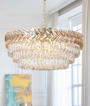 리다 원형 21등 800 크리스탈 LED식탁등 식탁전등