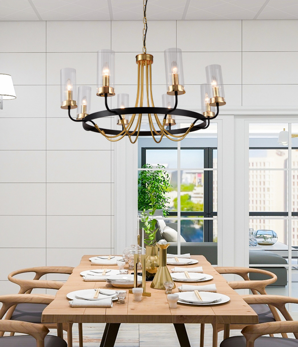 주베리 8등 거실조명 식탁전등 원형펜던트