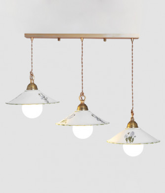 플로스 3등 도자기식탁등 펜던트조명